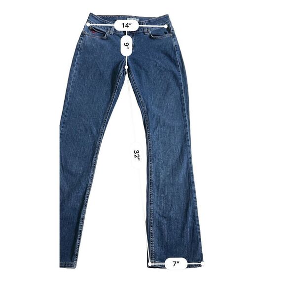 Twenty Low Rise Blue jeans Size 7/34 - Picture 6 of 10